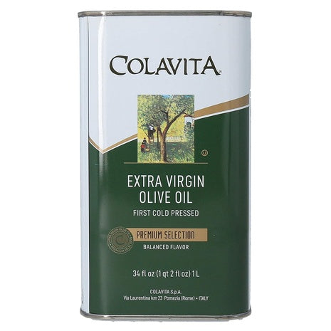 2-Pack Colavita Premium Selection Extra Virgin Olive Oil (34 Oz)