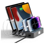 4-Port Charging Station for Multiple Devices