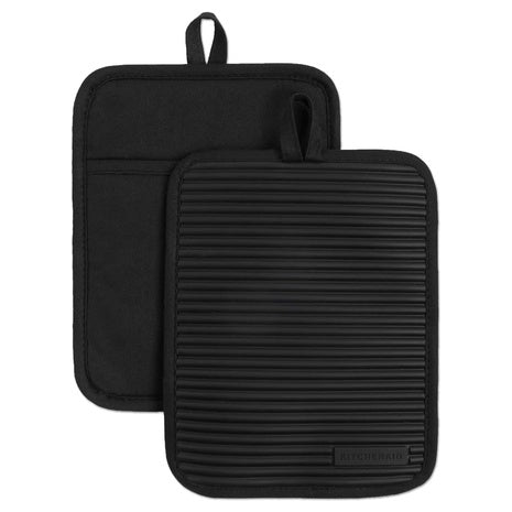 2 KitchenAid Ribbed Silicone Pot Holders