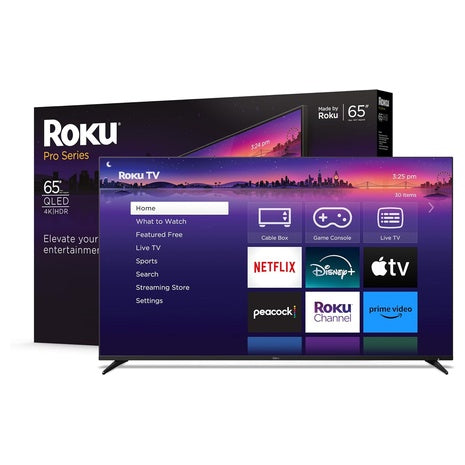 Roku 65″ Pro Series 4K QLED Smart TV