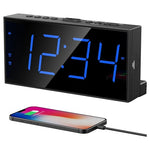 Digital Dual Alarm Clock with USB Charger