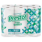 Amazon Business: 6 XXL Rolls (=19 Reg)Presto Ultra-Strong Paper Towels