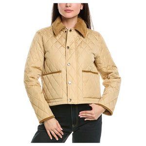Burberry Women's Quilted Crop Jacket
