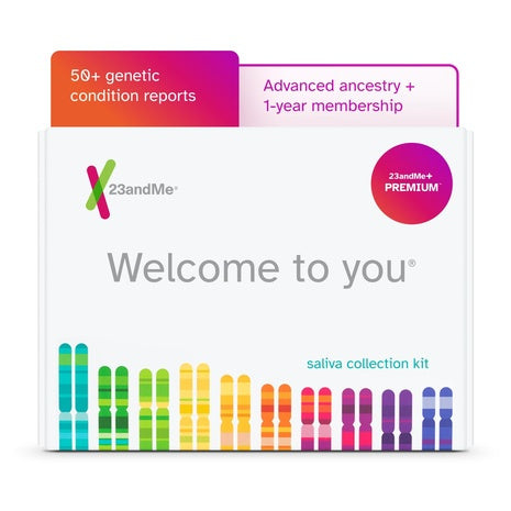 23andMe+ Premium Membership Bundle: DNA Kit + 1Yr Ancestry Service Plus