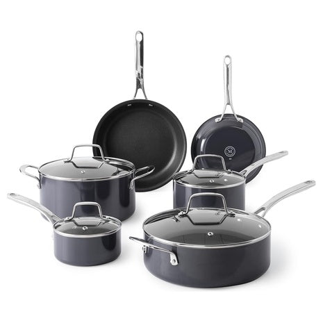 10-Piece Martha Stewart Lockton Nonstick Cookware Set