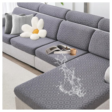 Single Seat Waterproof Stretch Sectional Couch Cushion Covers (Various)