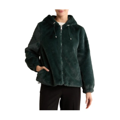 Faux Fur Hooded Jacket