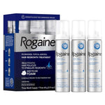 3 Pack Men's Rogaine 5% Minoxidil Foam