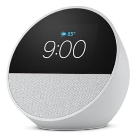 Amazon Echo Spot Smart Alarm Clock W/Vibrant Sound & Alexa (2 Colors)