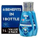 2 Bottles Crest Pro-Health Advanced Mouthwash
