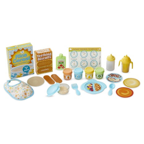 Melissa & Doug Mine to Love Mealtime Play Set for Dolls