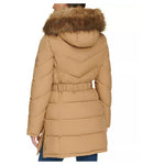 Tommy Hilfiger Women's Faux-Fur-Trim Hooded Puffer Coat