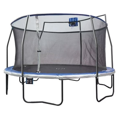 Sportspower Bounce Pro 15' Trampoline With Slama Jama Basketball Set