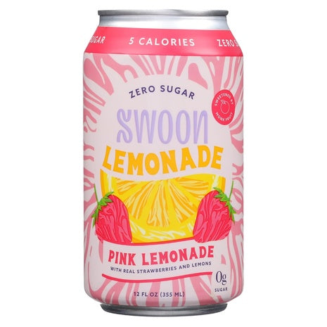 12 Cans Swoon Zero Sugar Pink Lemonade