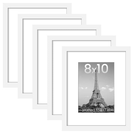 5-Pack 8x10 Picture Frame Set