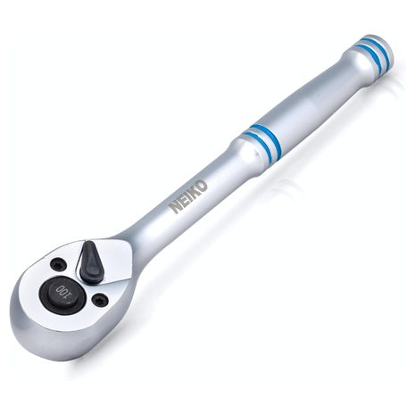 NEIKO 3/8" 100-Tooth Reversible 3.6 Degree Swing Ratchet Wrench