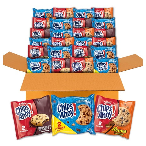 50 Chips Ahoy! Cookie Variety Snack Packs (OU-D)