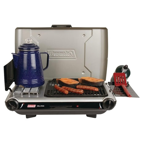 Coleman Tabletop 2-in-1 Propane Grill & Stove