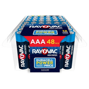 48 Rayovac High Energy AAA Batteries