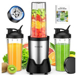 KOIOS Shakes & Smoothies Personal Blender W/ 3 X 22oz Cups