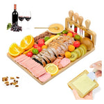 Bamboo Charcuterie Board & Knife Set