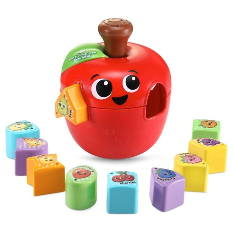 LeapFrog Spin & Change Apple Shape Sorter