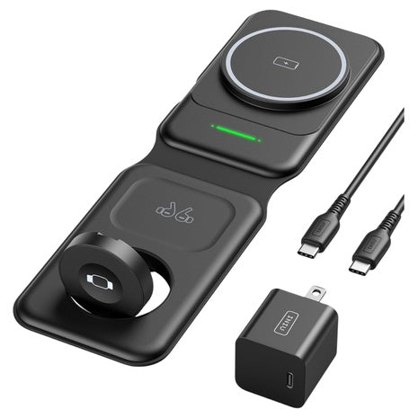 INIU 3-in-1 Foldable Magnetic Charging Station