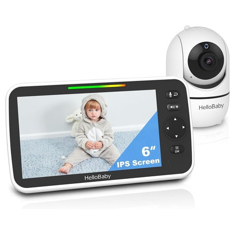 HelloBaby 6" No WiFi Video Baby Monitor With Camera