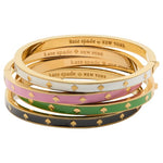 Kate Spade Spot The Spade Enamel Hinged Bangle