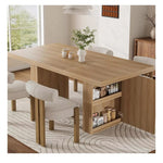 Gaomon Wood Dining Table With Storage