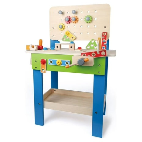 35-Piece Kids Master Workbench Wooden Playset
