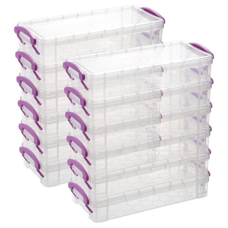 12-Pack Pencil Organizer Boxes