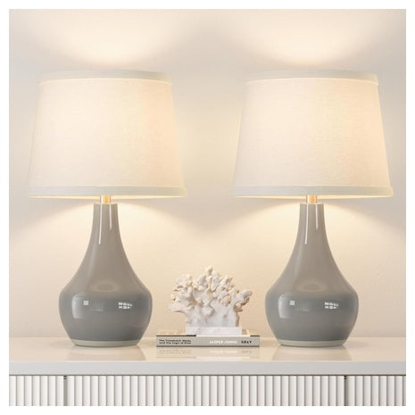 2 Modern Ceramic Table Lamps