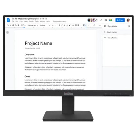 22" Lenovo ThinkVision S22-4e FHD 100Hz 4ms IPS LED Monitor