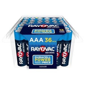 36 Rayovac High Energy AAA Batteries