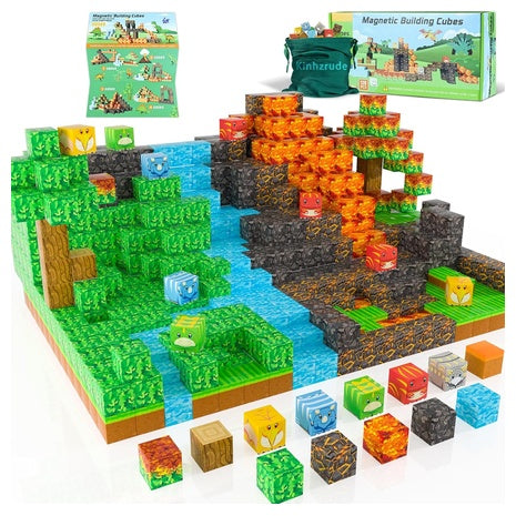 120-Piece STEM Magnetic Building Blocks Set