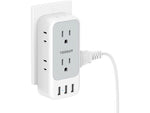 Tessan Electrical 7 Outlet Splitter with 3 USB Wall Charger