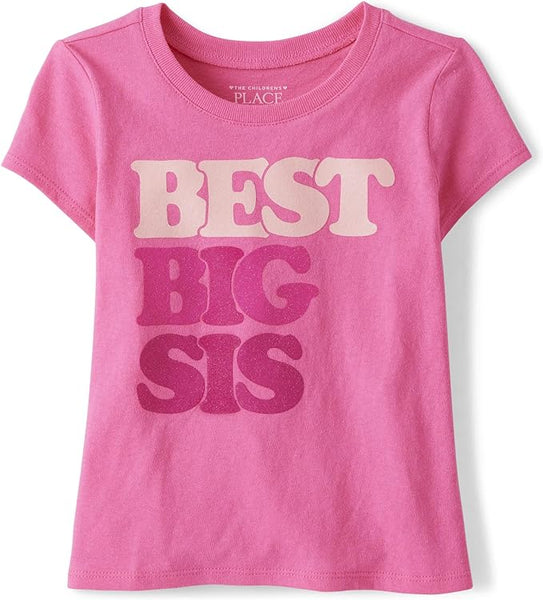 The Children's Place,And Toddler Girls Short Sleeve Graphic T-Shirt (Various)