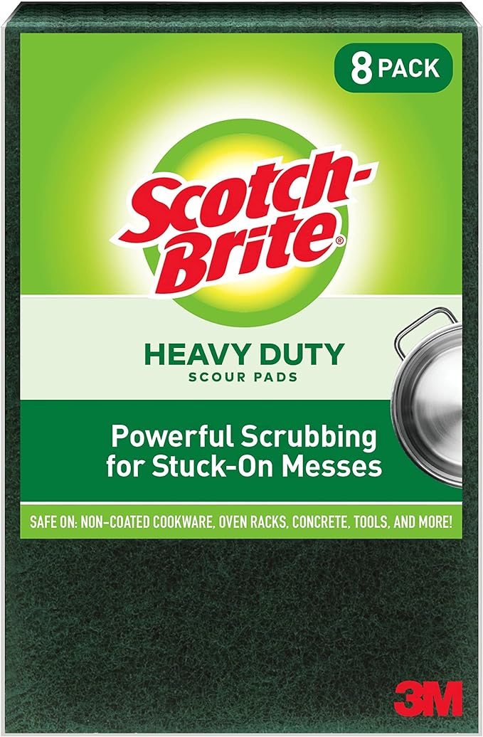 8-Pack Scotch-Brite Heavy Duty Large Scour Pads