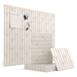 9-Pack Large Wall Pin Board Panels With 45 Removable Adhesive Tabs