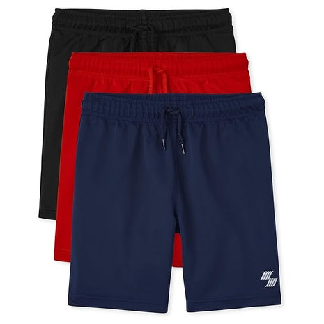3-Pack The Children's Place Boys Athletic Basketball Shorts