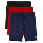 3-Pack The Children's Place Boys Athletic Basketball Shorts
