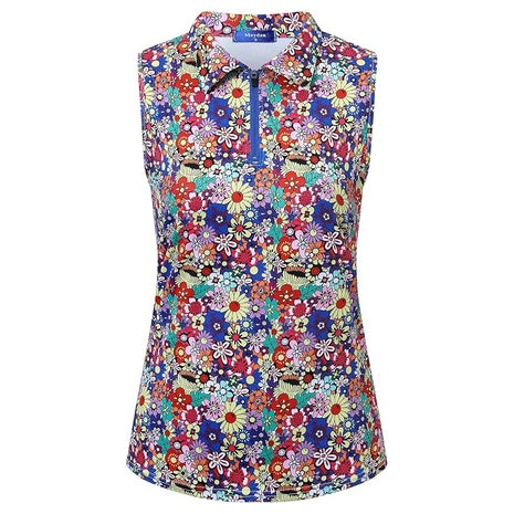 Women's Print Polo Tennis Shirts Golf Apparel (Various)