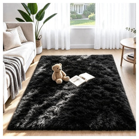 4Ft X 6Ft Soft Washable Fluffy Area Rugs