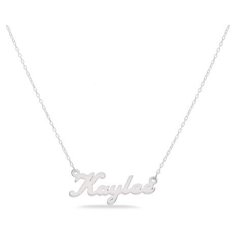 Sterling Silver Custom Name Necklace