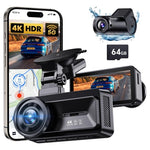 4K/1080P Front & Rear Dash Cam
