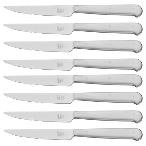 8 Zwilling Porterhouse Steak Knives with Case