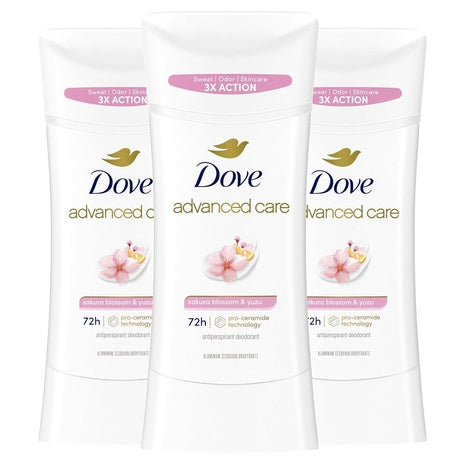 3 Dove Advanced Care Antiperspirant Deodorants