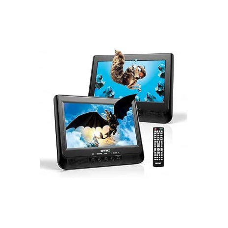 10.1" Dual Screen Portable Car DVD Player