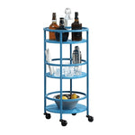 3-Tier Rolling Kitchen & Bar Storage Cart (2 Colors)
